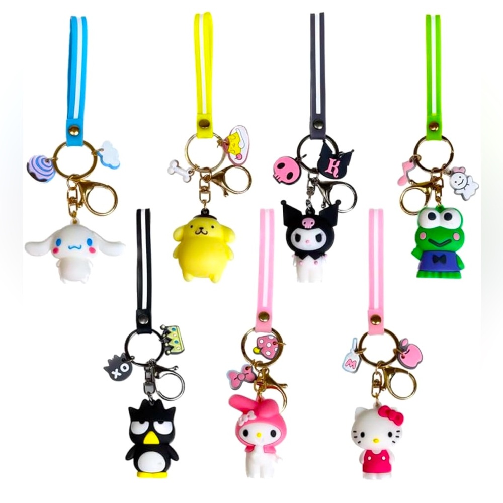 🩵2/$14🩵NEW•My Melody & Friends Wristlet Keychains